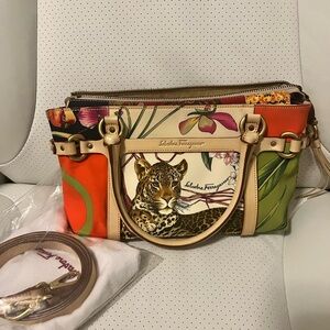 Salvatore Ferragamo Multicolor Women's Bag - with dusty and crossbody strap